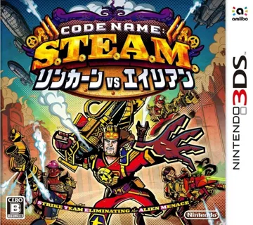 Code Name - S.T.E.A.M. - Lincoln VS Alien (Japan) box cover front